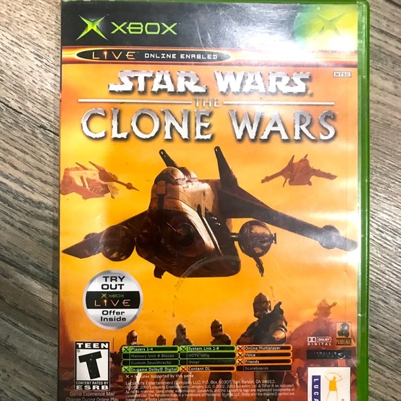 Star Wars Other - Star Wars Clone Wars / Tetris Worlds Combo Pack - XBOX - COMPLETE With Manual